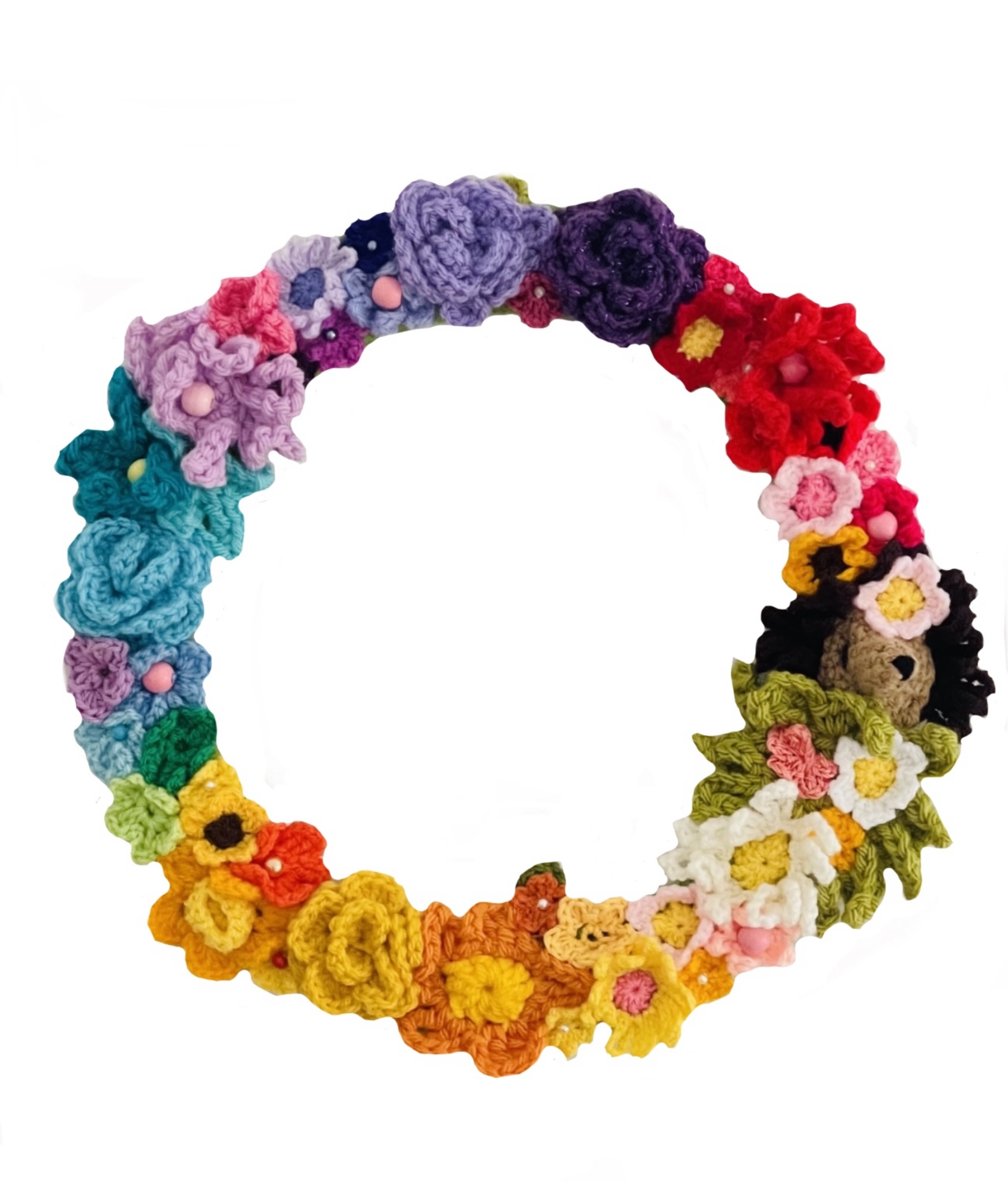 Flower Wreath Crochet Kit 